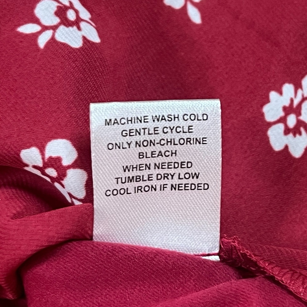 41 Hawthorn XXL Red White Floral Tank Top Casual Strappy NWT - Picture 5 of 8